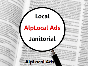 AlpLocal Local Janitorial Mobile Ads