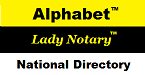 Lady Notary Public